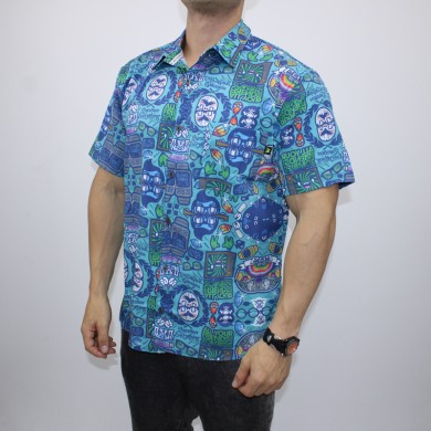 Camisa Manga Corta Botones Weid